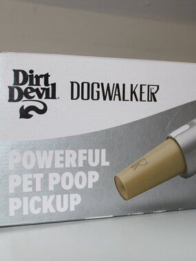 Dirt Devil Dogwalker Pet Waste Vacuum Portable Handheld No-Contact Poop Scooper